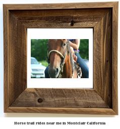 horse trail rides near me in Montclair, California